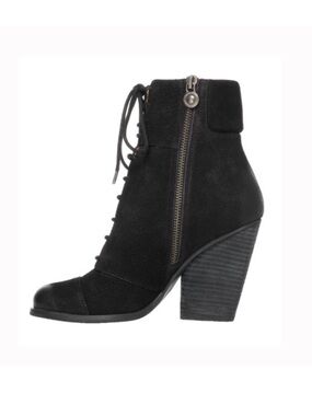 New! Leon Max Matrix Black Heeled Ankle Boots | 10